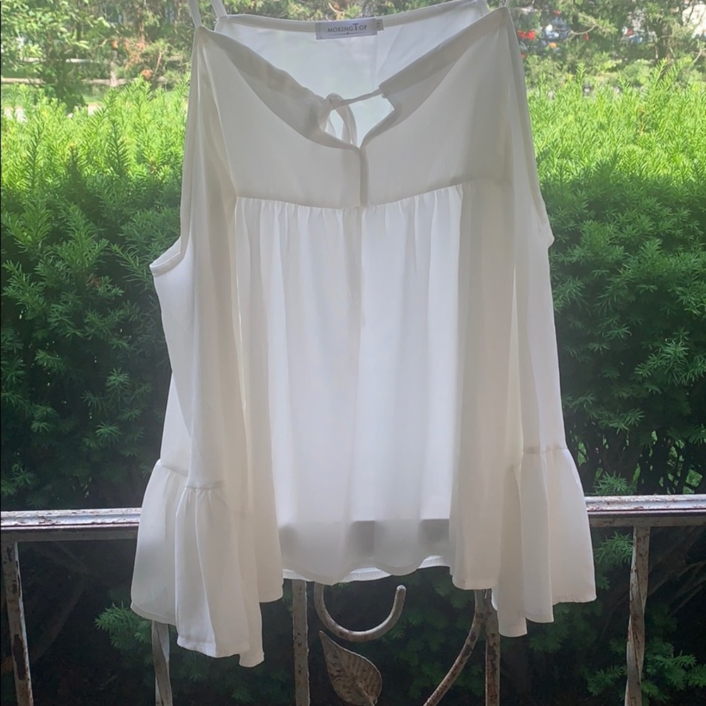 Open shoulder flow top - Picture 2 of 2